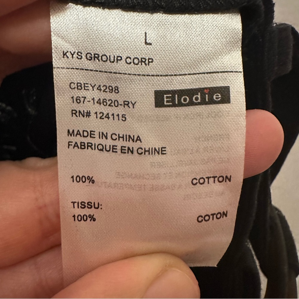 NWT Elodie Pinstripe Shorts - size L - Picture 6 of 6